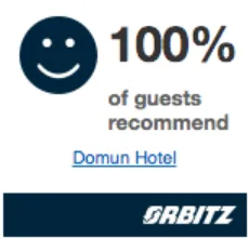 Orbitz 100% Recommended